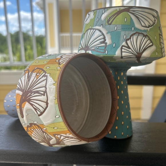 RENEE LOPRESTI MARGARITA GOBLETS NEVER USED!  PRICE IS FOR PAIR; WILL SELL SEP! - Picture 3 of 15